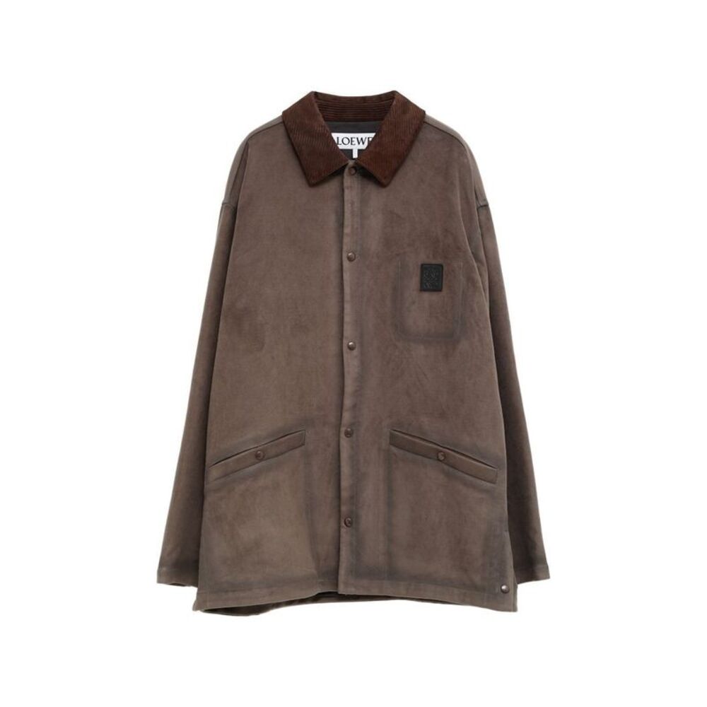 Loewe Men Cotton Blend Overshirt
